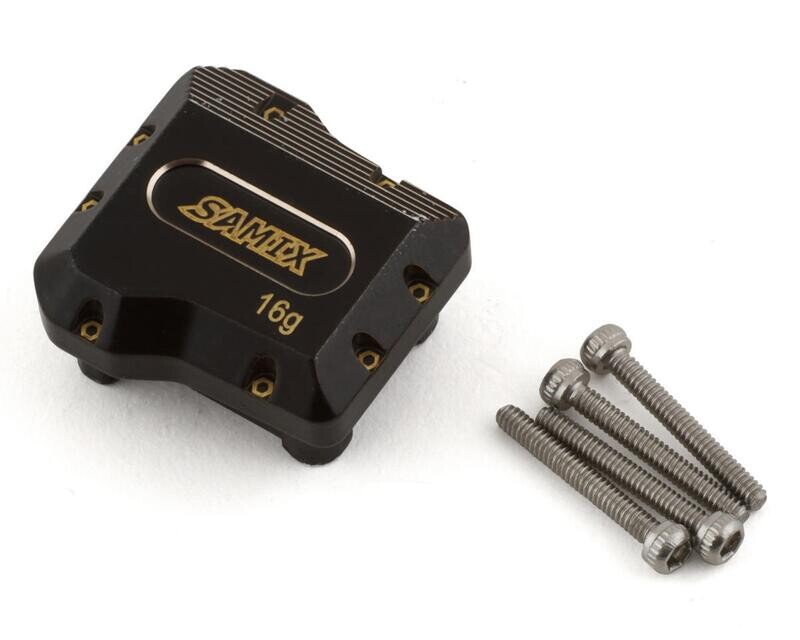 SAMTRX4M-4075 Samix TRX-4M Brass Differential Cover (Black)