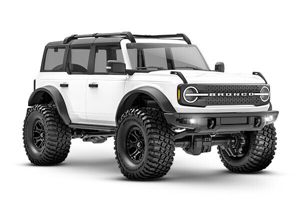 97074-1-WHT  TRX-4M  Bronco 1/18 Scale 4X4 Trail Truck, Fully-Assembled, Ready-To-Drive, Ready-To-Drive, with TQ 2.4GHz 2-channel Transmitter, and ECM-2.5  Waterproof Electronics