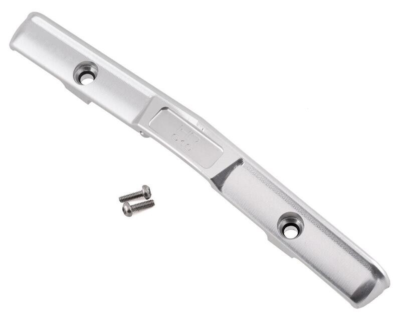 HRASXTF03CF08 Hot Racing Axial SCX24 C10 Aluminum Front Bumper (Silver)