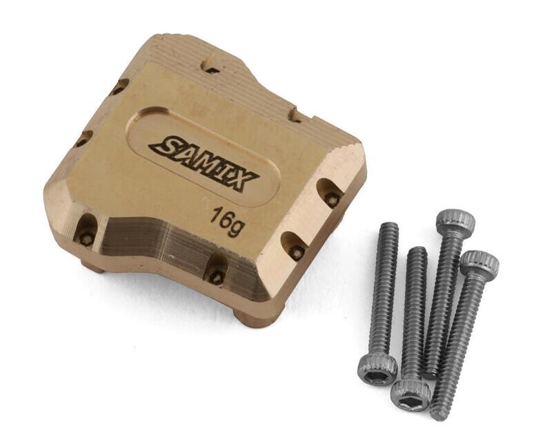 SAMTRX4M--4075G Samix TRX-4M Brass Differential Cover (Gold) (16g)