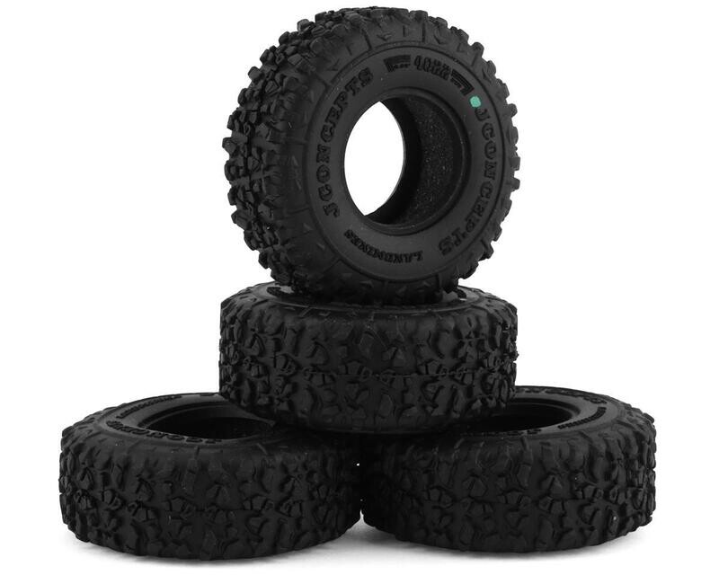 JCO4022-02 JConcepts Landmines 1.0&quot; Micro Crawler Tires (4) (Green)
