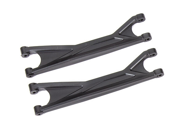 7892 Suspension arms, upper, black (left or right, front or rear) (2) (for use with #7895 X-Maxx WideMaxx suspension kit)