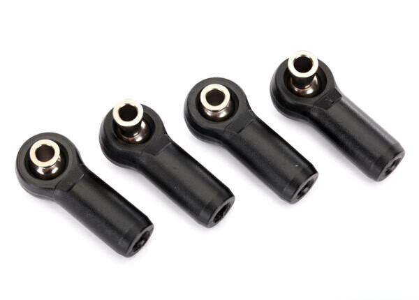 7797 Rod ends (4) (assembled with steel pivot balls) (replacement ends for #7748G, 7748R, 7748X, 8542A, 8542R, 8542T, 8542X) fits X-MAXX and XRT