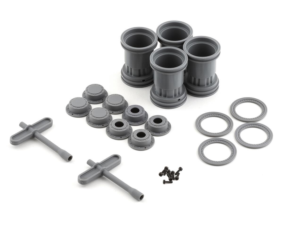 JCO3442G JConcepts Tribute 1/24th Mini Monster Truck Wheels (Grey) (4)