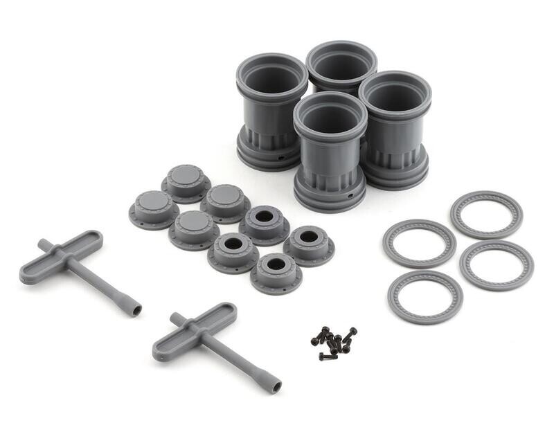 JCO3442G JConcepts Tribute 1/24th Mini Monster Truck Wheels (Grey) (4)
