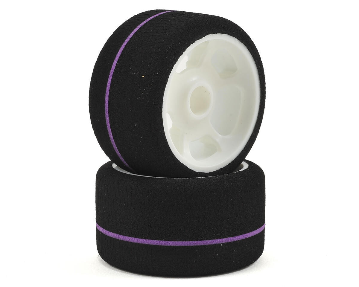 CLN2230 CRC &quot;WGT Stripe&quot; 1/12 Spec Front Tire (2) (Purple)