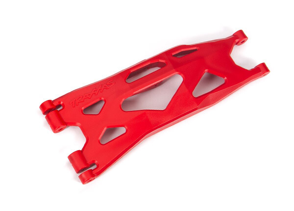 7894R Suspension arm, lower, red (1) (left, front or rear) (for use with #7895 X-Maxx WideMaxx suspension kit)