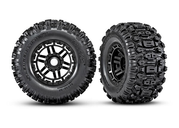 8973 T&amp;W BLACK WHL/SLEDGEHAMMER 17MM
