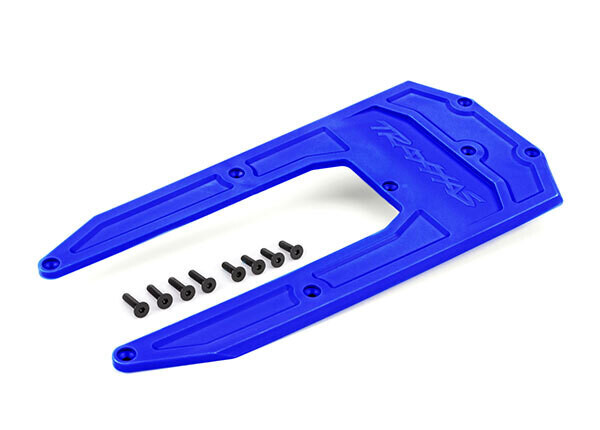 9623X Skidplate, chassis, blue (fits Sledge)