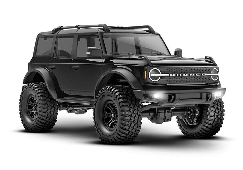 97074-1 - BLK TRX-4M  Bronco 1/18 Scale 4X4 Trail Truck, Fully-Assembled, Ready-To-Drive, Ready-To-Drive, with TQ 2.4GHz 2-channel Transmitter, and ECM-2.5 Waterproof Electronics
