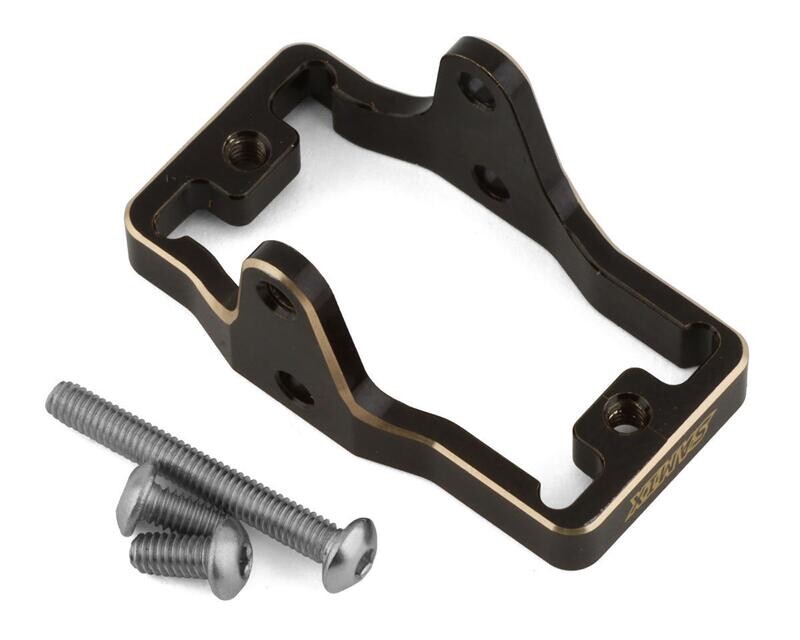 SAMTRX4M-4068-BK Samix TRX-4M Brass Servo Mount (Black) (11g) (Traxxas/EcoPower)