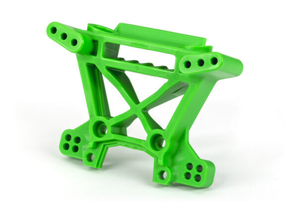 9038G Shock tower, front, extreme heavy duty, green (for use with #9080 upgrade kit)