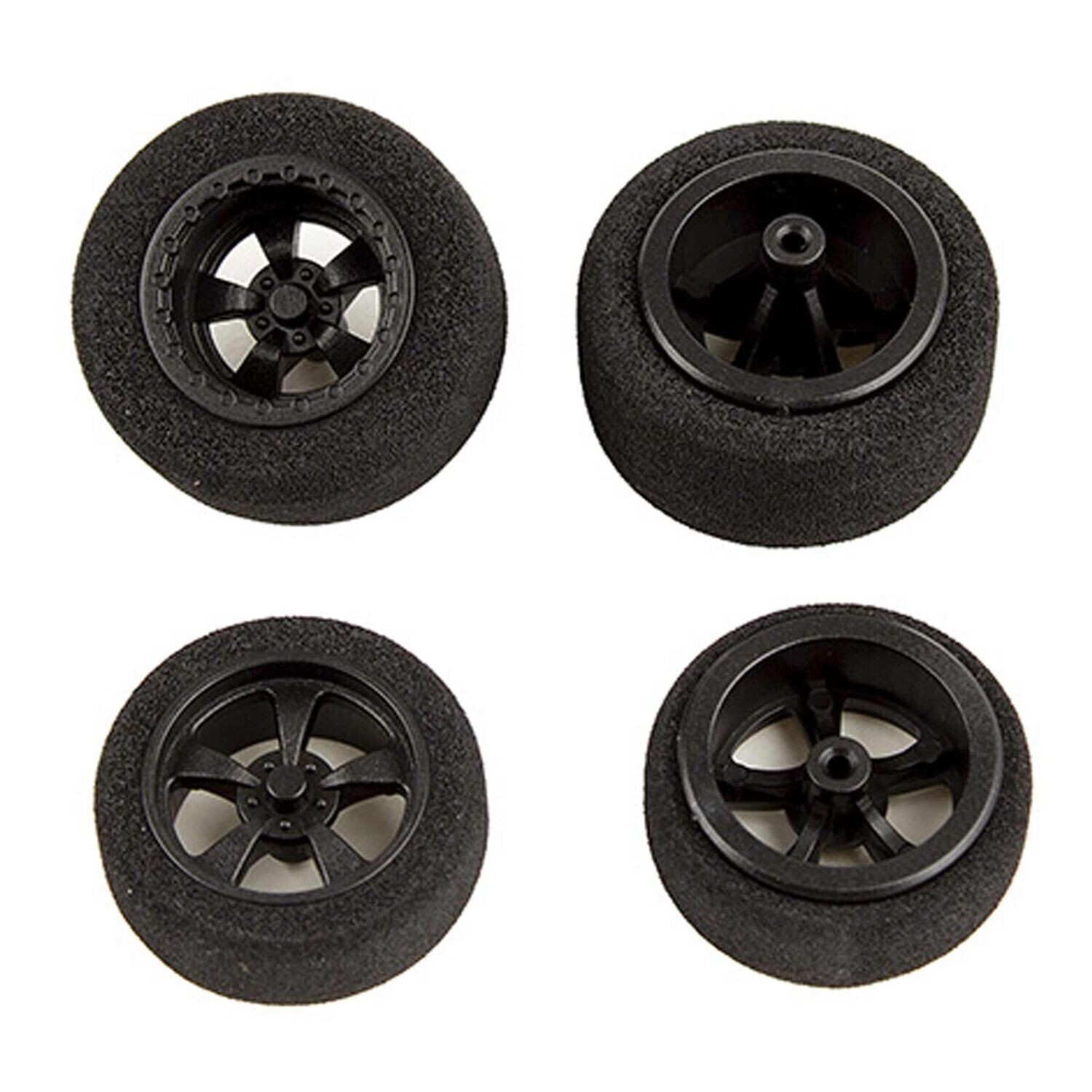 ASC21446 Front/Rear Wheels and Tires, Mounted (2): DR28
