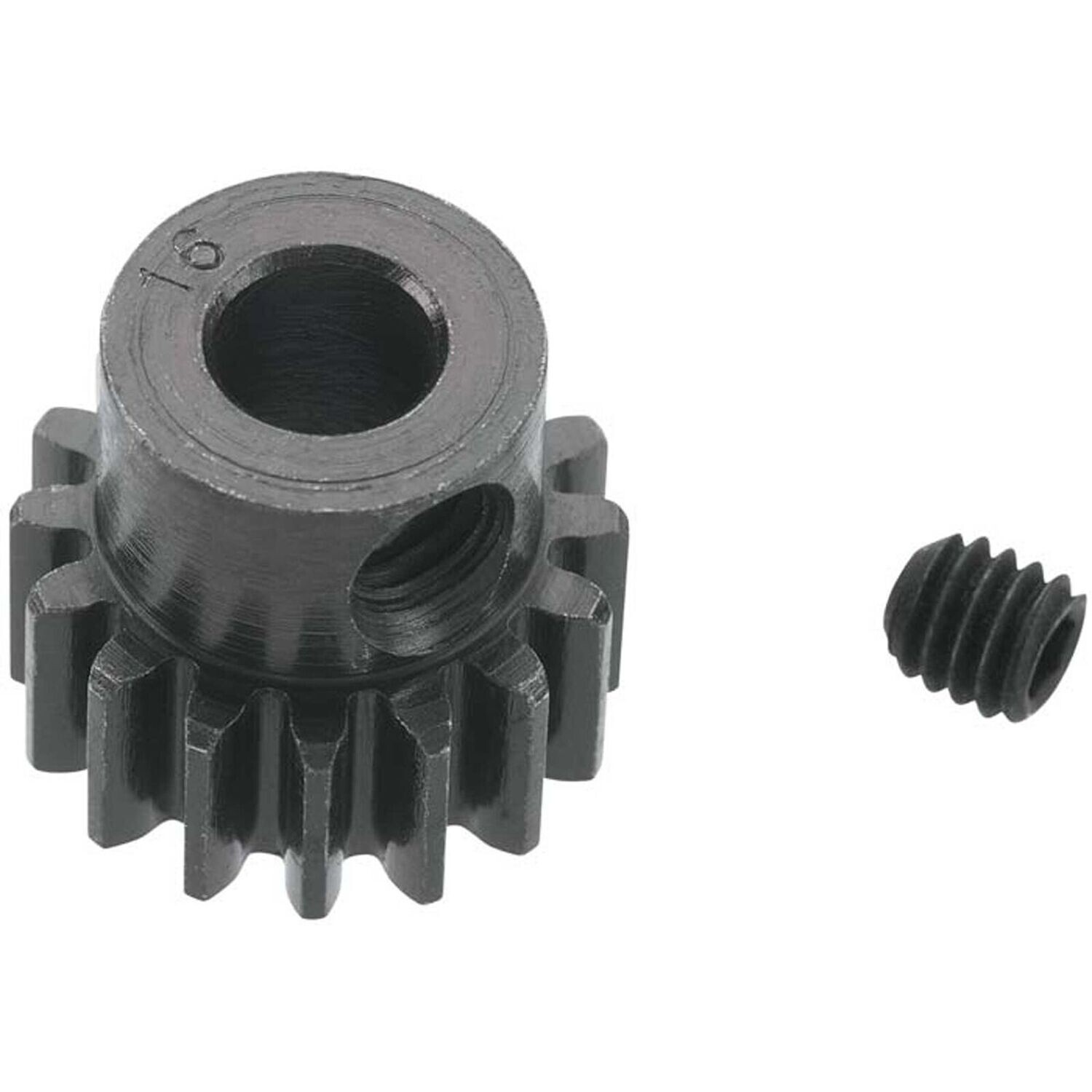 RRP8616 Extra Hard 16 Tooth Blackened Steel 32p Pinion 5mm