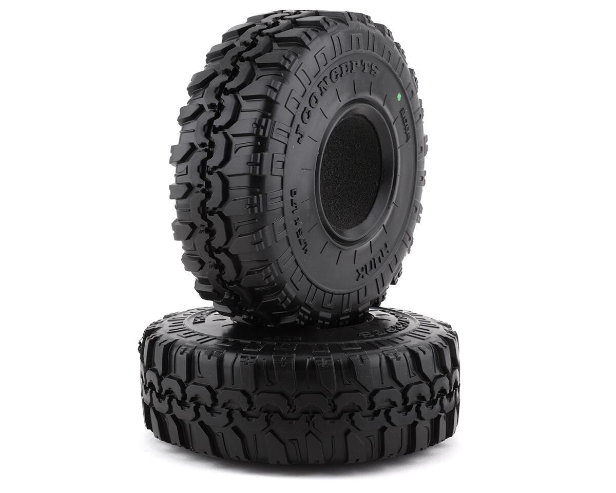 JCO3089-02 JConcepts Hunk 1.9&quot; Performance Class 2 All Terrain Crawler Tires (2) (Green)