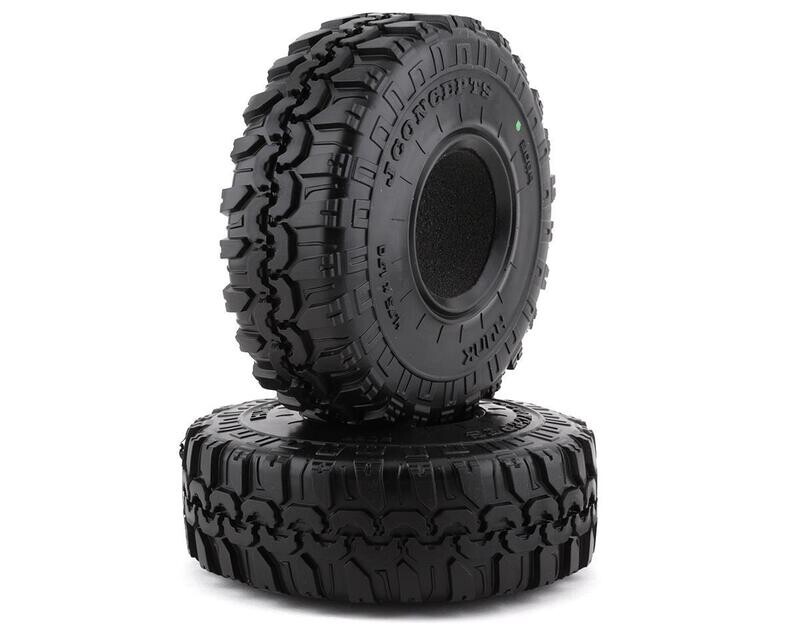 JCO3089-02 JConcepts Hunk 1.9&quot; Performance Class 2 All Terrain Crawler Tires (2) (Green)