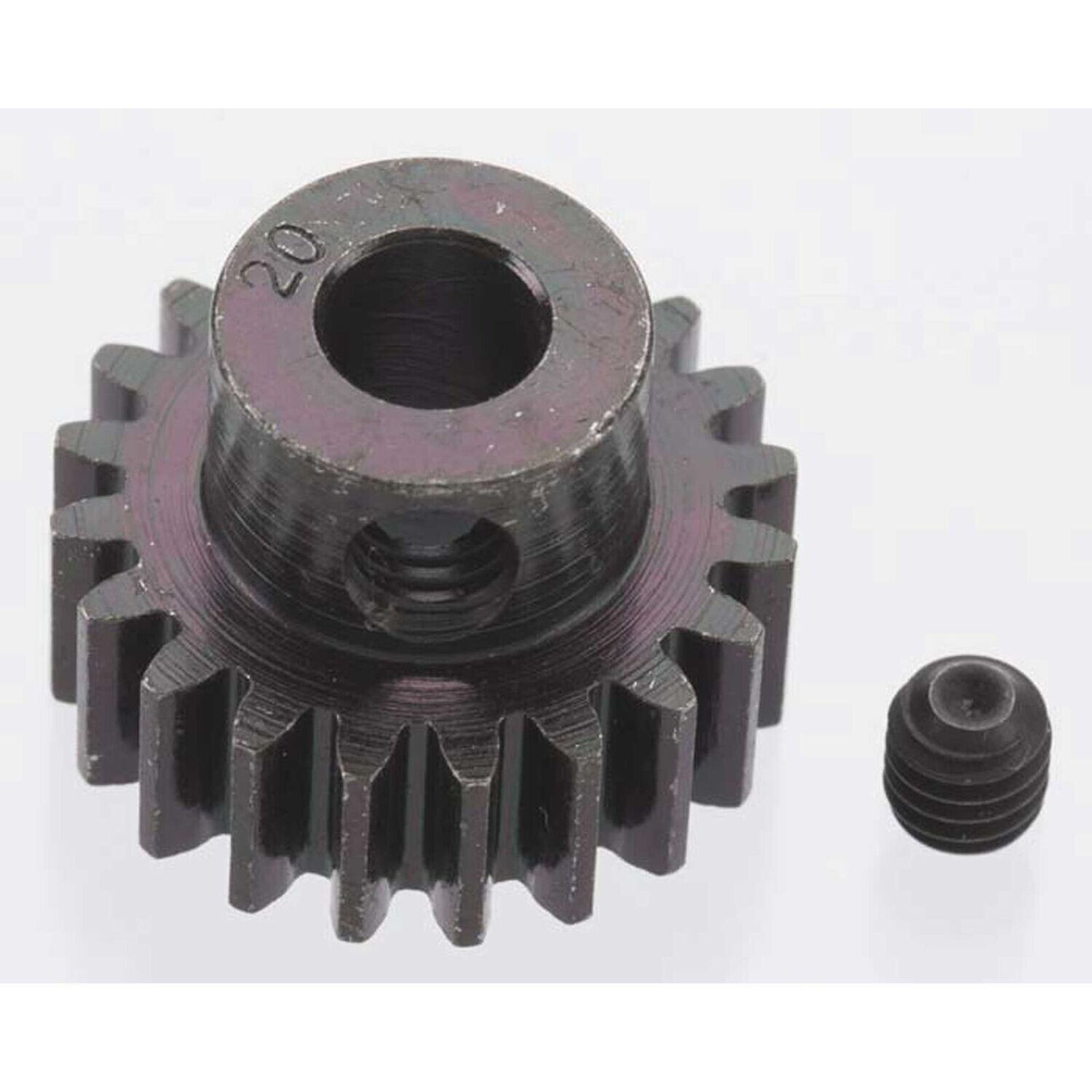 RRP8620  Extra Hard 20 Tooth Blackened Steel 32p Pinion 5mm
