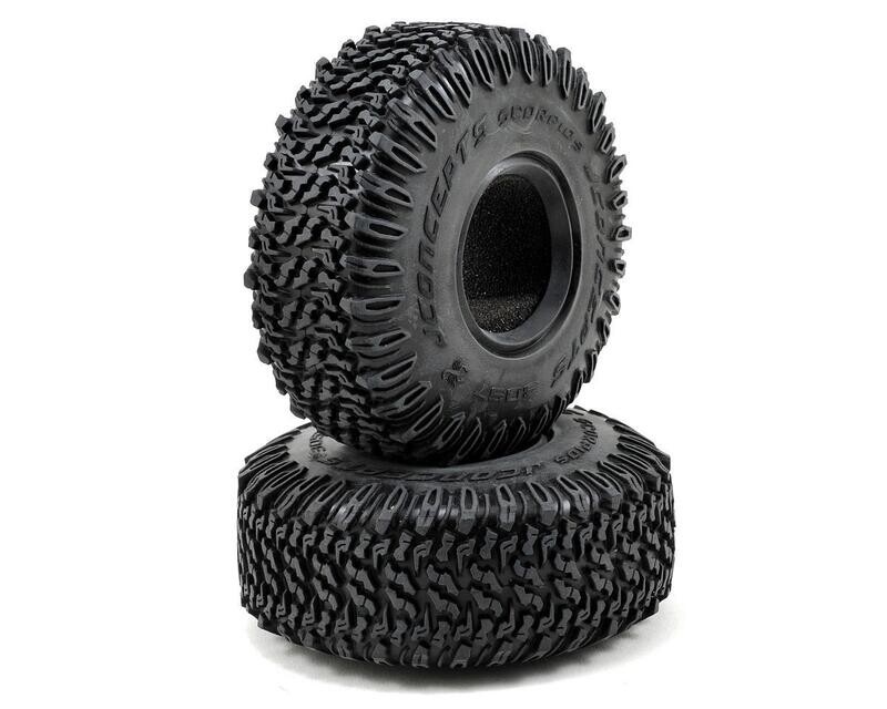 JCO3057-02 JConcepts Scorpios 1.9&quot; All Terrain Tires (2) (Green)