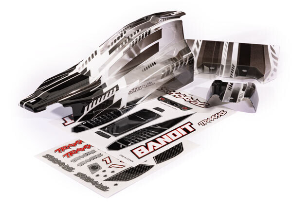 2450L Body, Bandit, ProGraphix/ wing (graphics are printed, requires paint &amp; final color application)/ decal sheet