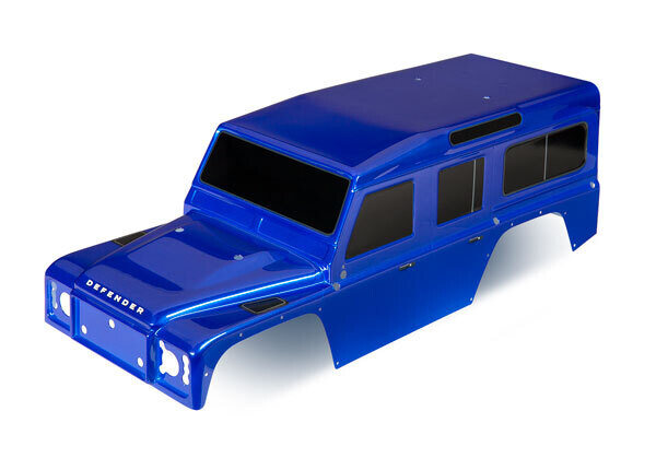 8011T Body, Land Rover Defender, blue (painted)/ decals