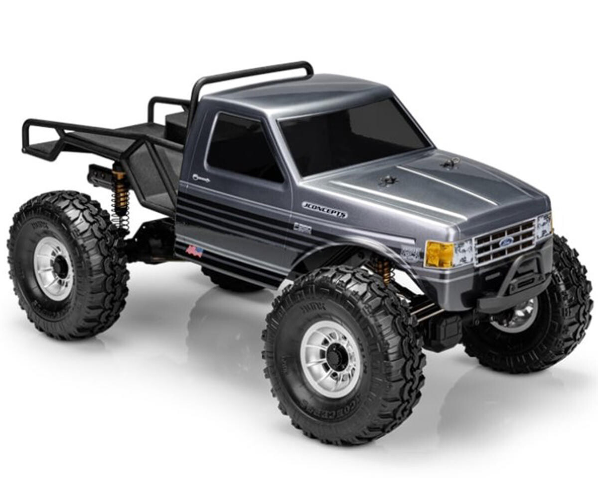 JCO0485 JConcepts Tuck 1989 Ford F-150 Rock Crawler Body (Cab Only) (Clear) (12.3&quot;)