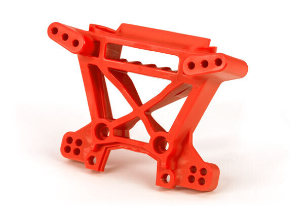 9038R Shock tower, front, extreme heavy duty, red (for use with #9080 upgrade kit)