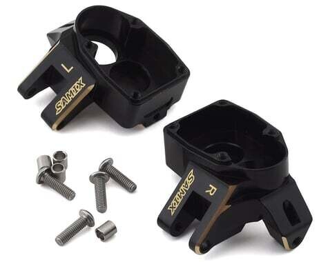 SAMSCX3-4412 Samix SCX10 III/Capra Brass Heavy Duty Steering Knuckle