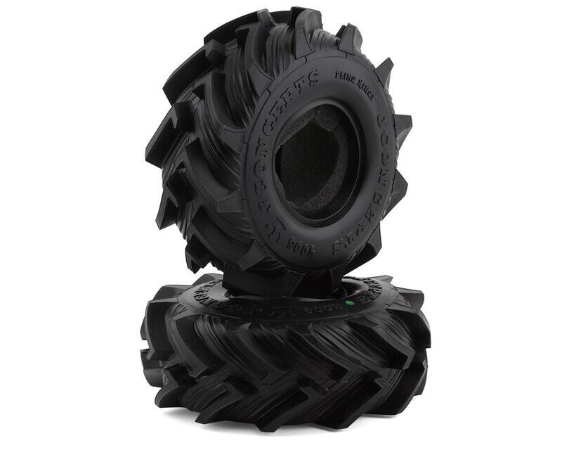JCO4008-02 JConcepts Fling King 1.9&quot; Rock Crawler Tires (2) (Green)