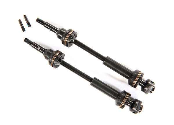 9051X Driveshafts, front, steel-spline constant-velocity (complete assembly) (2)