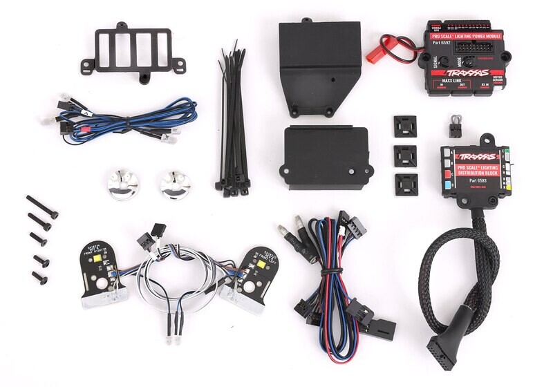 8038X Pro Scale® LED light set, TRX-4® Chevrolet Blazer or K10 Truck (1979), complete with power module (contains headlights, tail lights, side marker lights, &amp; distribution block) (fits #8130 or 9212