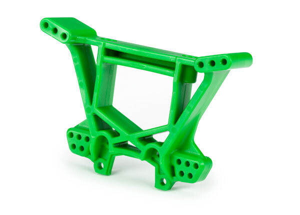 9039G Shock tower, rear, extreme heavy duty, green (for use with #9080 upgrade kit)