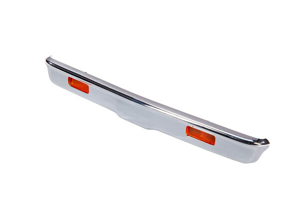9126 1972 Blazer Front Bumper, front (chrome)/ bumper mount/ lens (left and right) (2)/ lens mount (left and right) (2)/ 3x10 BCS (2)/ 2.6x6 BCS (4)