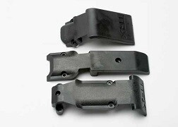 5337 Skid plate set, front (2 pieces, plastic)/ skid plate, rear (1 piece, plastic)