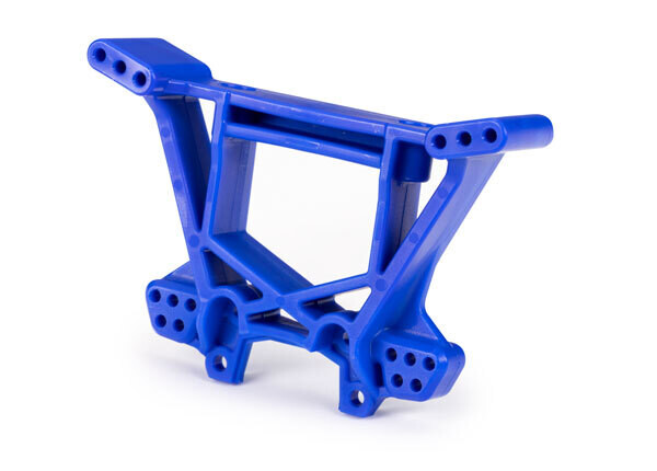 9039X Shock tower, rear, extreme heavy duty, blue (for use with #9080 upgrade kit)