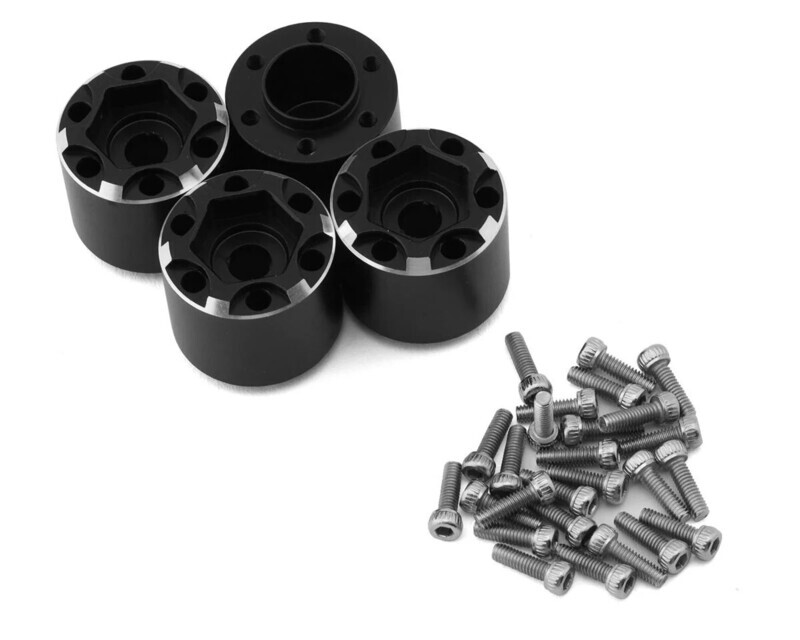 TLHTWHEEL-130 Treal Hobby 1.9&quot; Wheel Spacer Extension (Black) (4) (18mm)