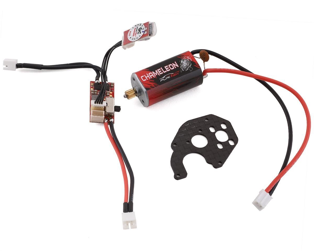 FTK-FUR-2077  Furitek SCX24 Igmelon Brushed Motor/ESC Combo w/Motor Plate