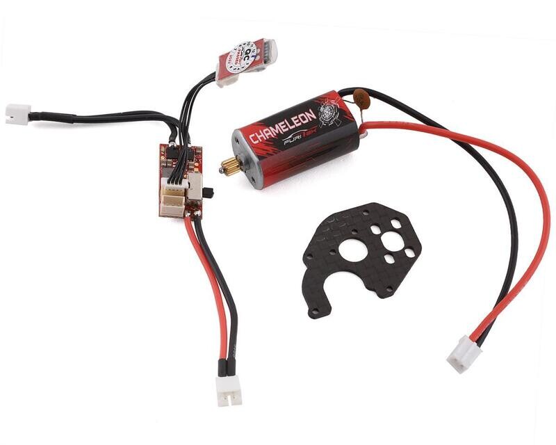 FTK-FUR-2077  Furitek SCX24 Igmelon Brushed Motor/ESC Combo w/Motor Plate