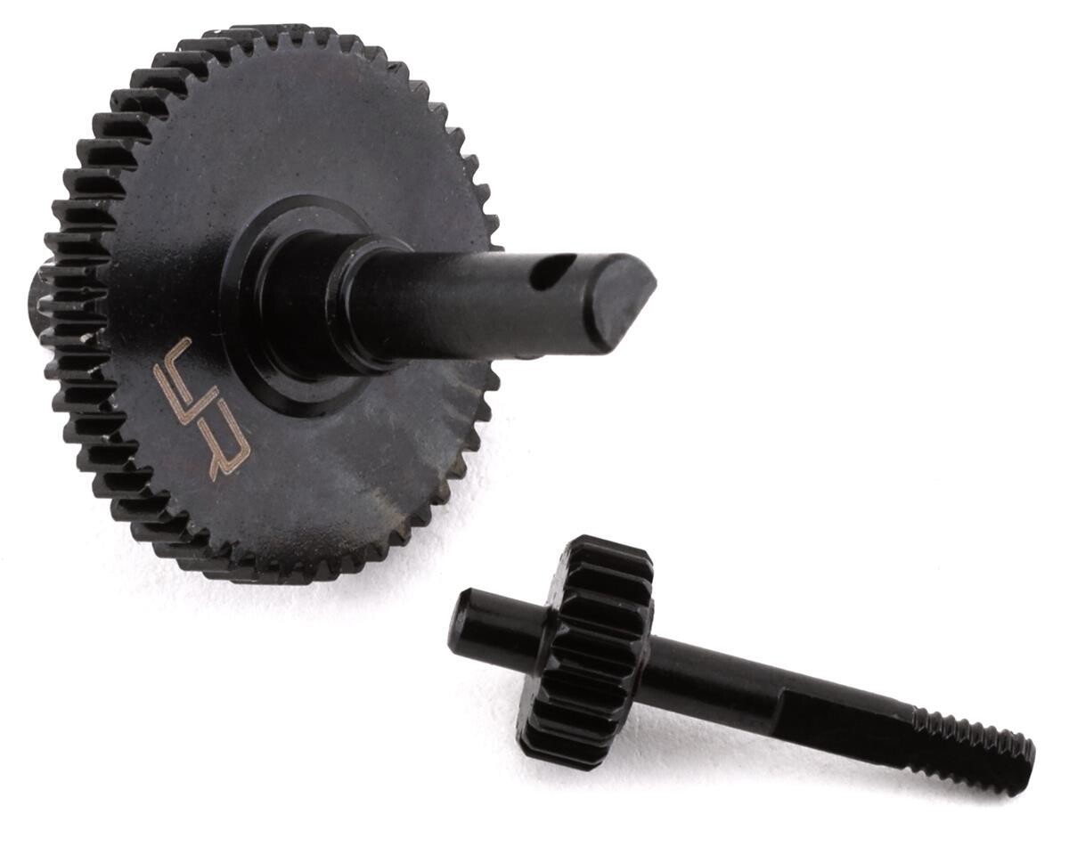 YEA-AXSC-062  Yeah Racing Axial SCX24 Steel Transmission Gear Set (51T &amp; 19T)