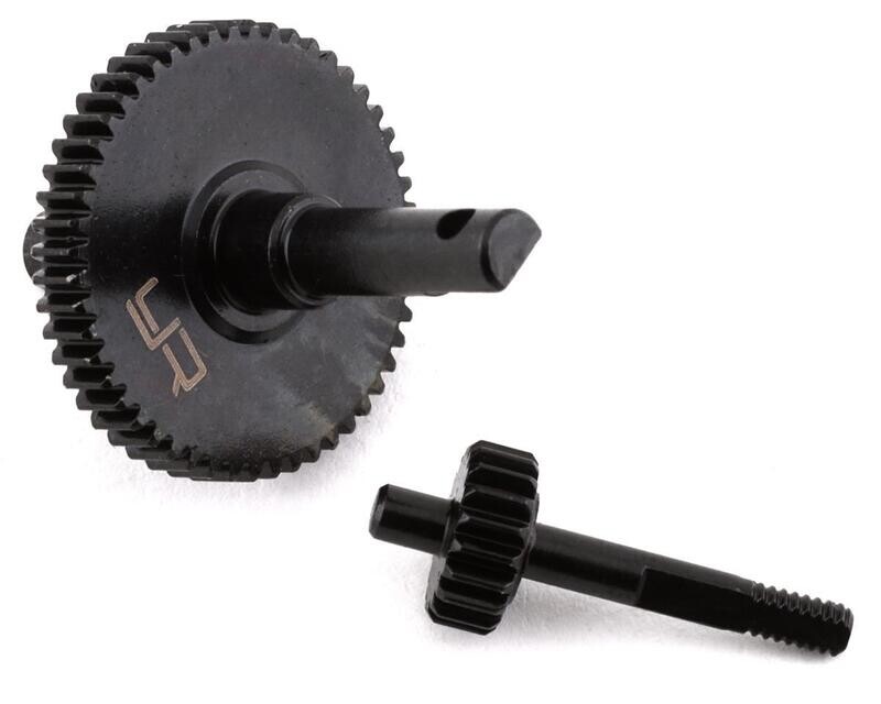YEA-AXSC-062  Yeah Racing Axial SCX24 Steel Transmission Gear Set (51T &amp; 19T)