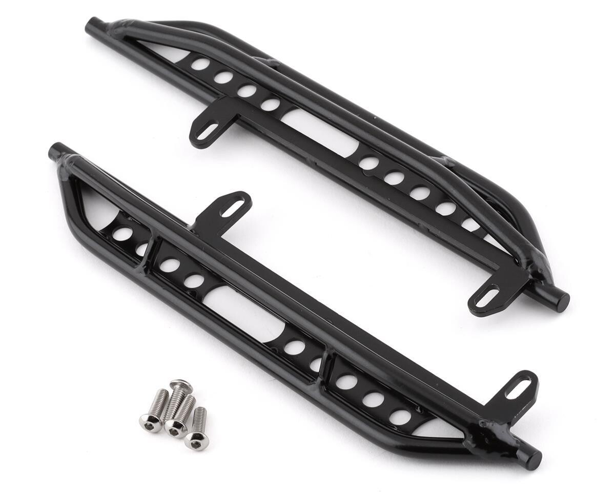 YEA-AXSC-021  Yeah Racing Axial SCX10 III Steel Rock Sliders (Black) (2)
