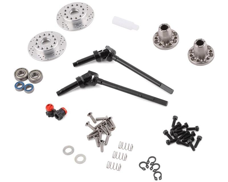 SSD00500  SSD RC SCX10 II/Enduro Manual Locking Hub Kit