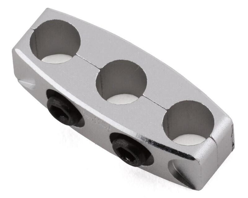 YEA-YA-0487SV  Yeah Racing 12-14AWG Aluminum Motor Wire Organizer Clamp (Silver)