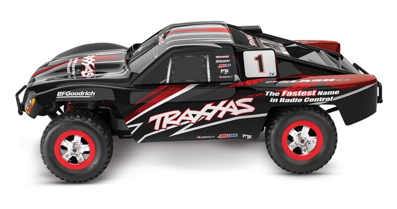 70054-8 - BLK 1/16 Scale Slash: 4X4 Short Course Truck w/USB-C