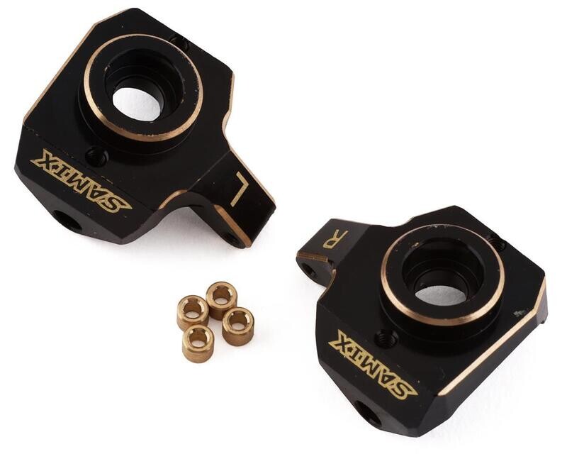 SAMSCX24-4412 Samix SCX24 Brass Heavy Steering Knuckle