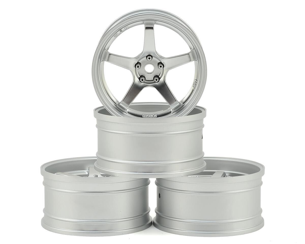 MXS-832110FS  MST GT Wheel Set (Matte Silver/Matte Silver) (4) (Offset Changeable)