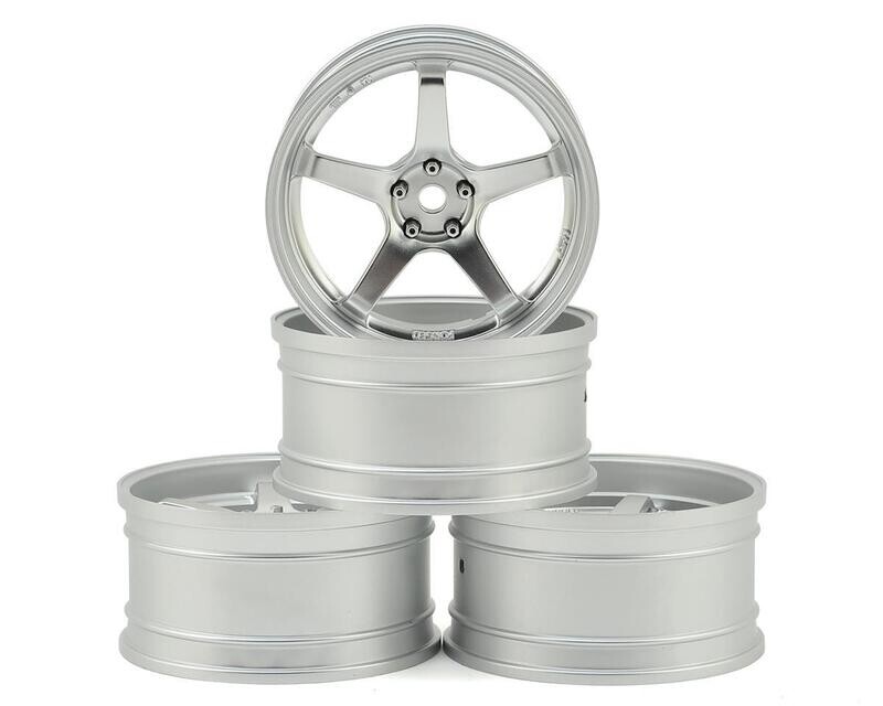 MXS-832110FS  MST GT Wheel Set (Matte Silver/Matte Silver) (4) (Offset Changeable)