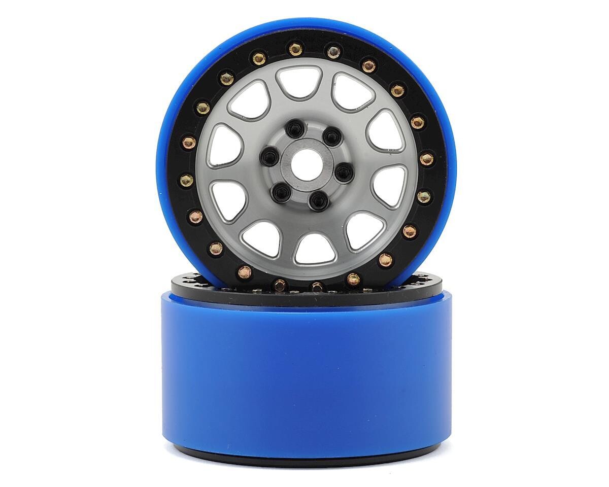 SSD00154 RC 2.2 D Hole PL Beadlock Wheels (Silver) (2) (Pro-Line Tires)