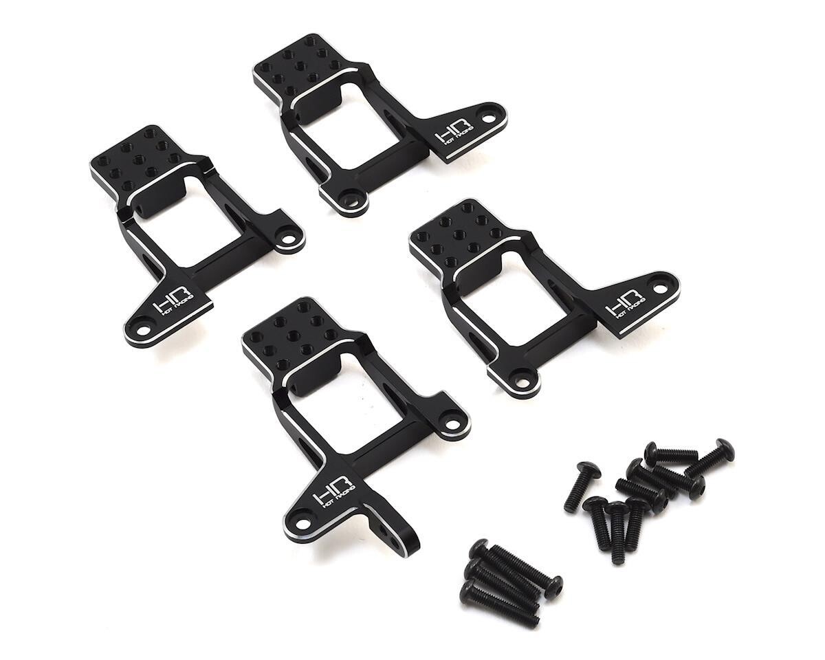 HRATRXF28M01  Hot Racing Traxxas TRX-4 Aluminum Shock Tower Hoops (Black)