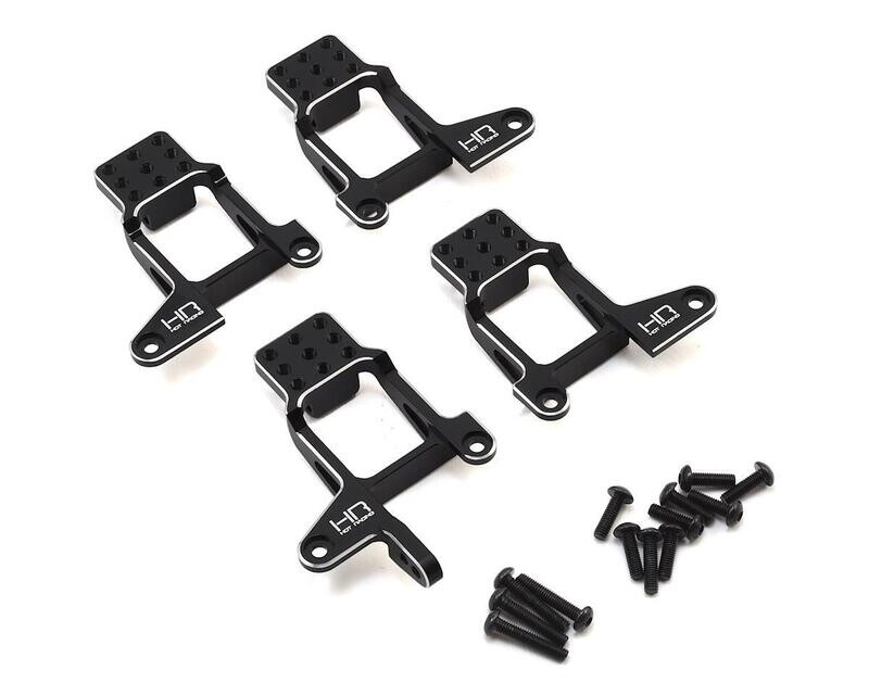 HRATRXF28M01  Hot Racing Traxxas TRX-4 Aluminum Shock Tower Hoops (Black)