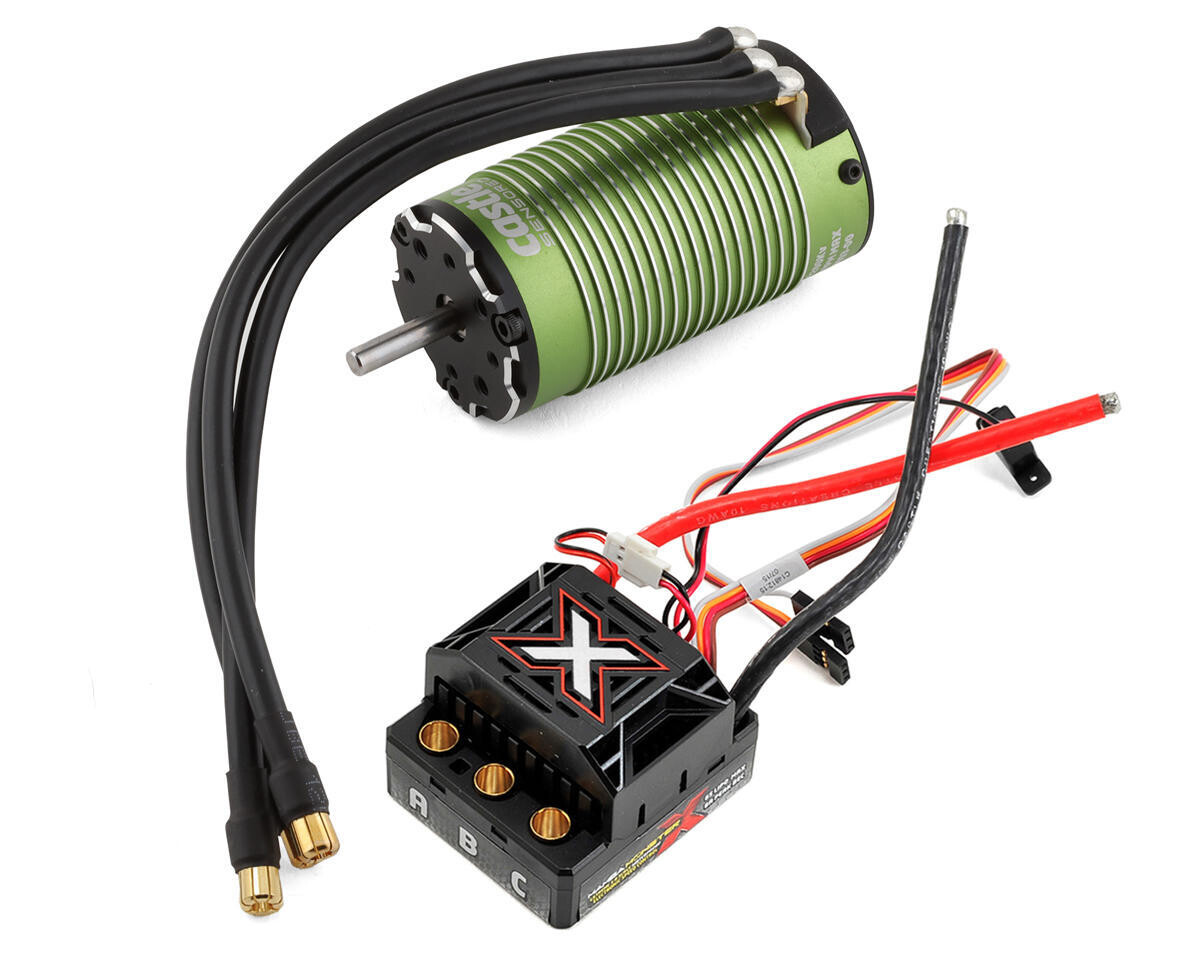 CSE010-0145-06 Castle Creations Monster X 1/8 Brushless Combo w/1515 V2 Sensored Motor (2200Kv)